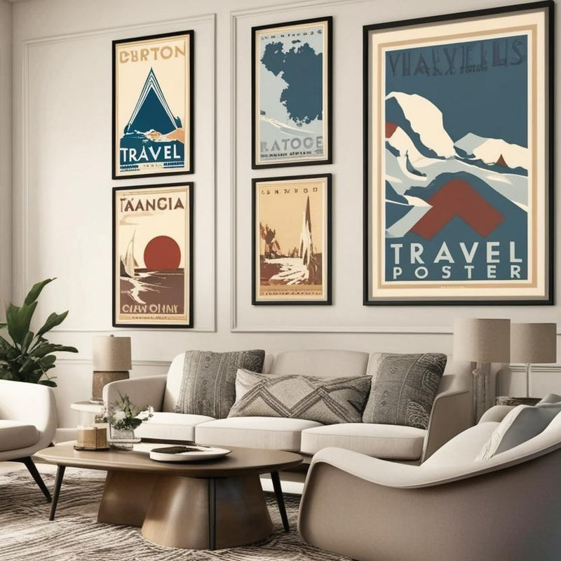 How to Decorate with Vintage Posters Without Looking Dated