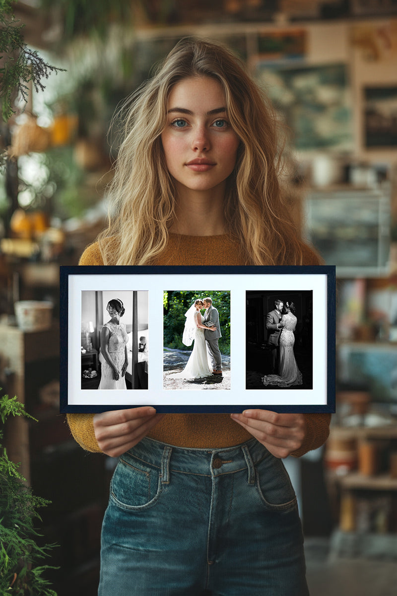 Triple Aperture Frame Black