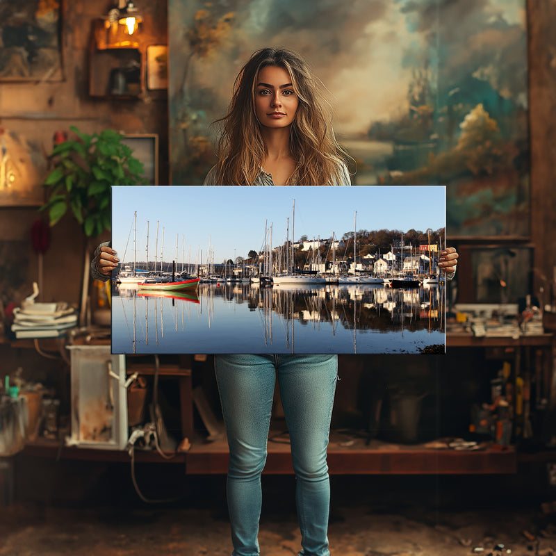 100x50cm panoramic photo on canvas