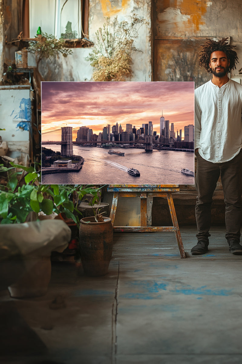 120x80cm photo on canvas