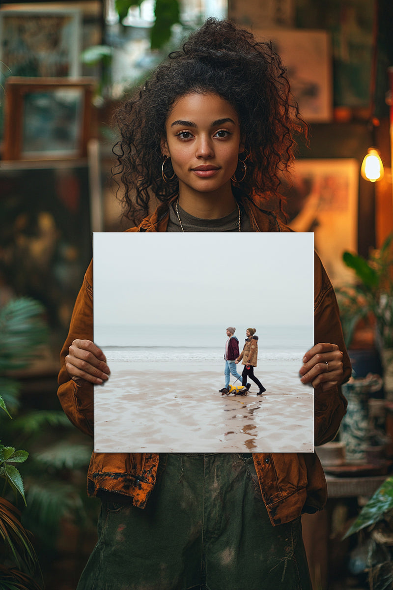 40x40cm square photo on canvas
