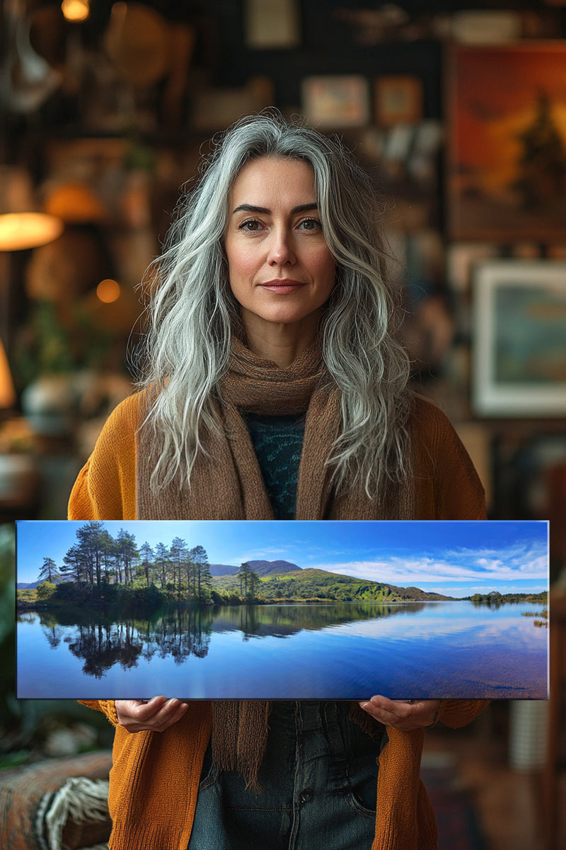 60x20cm panoramic photo on canvas print