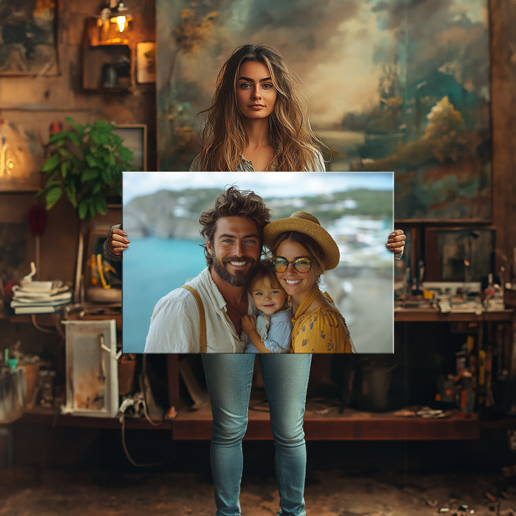90x60cm photo on canvas