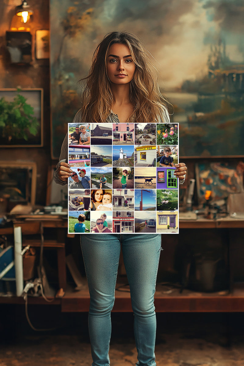 Photo Grid Canvas • 5x5