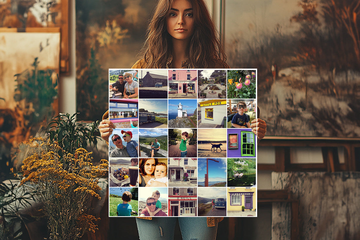 Photo Grid Canvas 5x5
