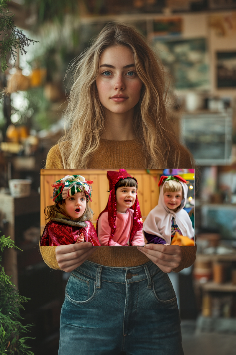 Panoramic Christmas Canvas Print