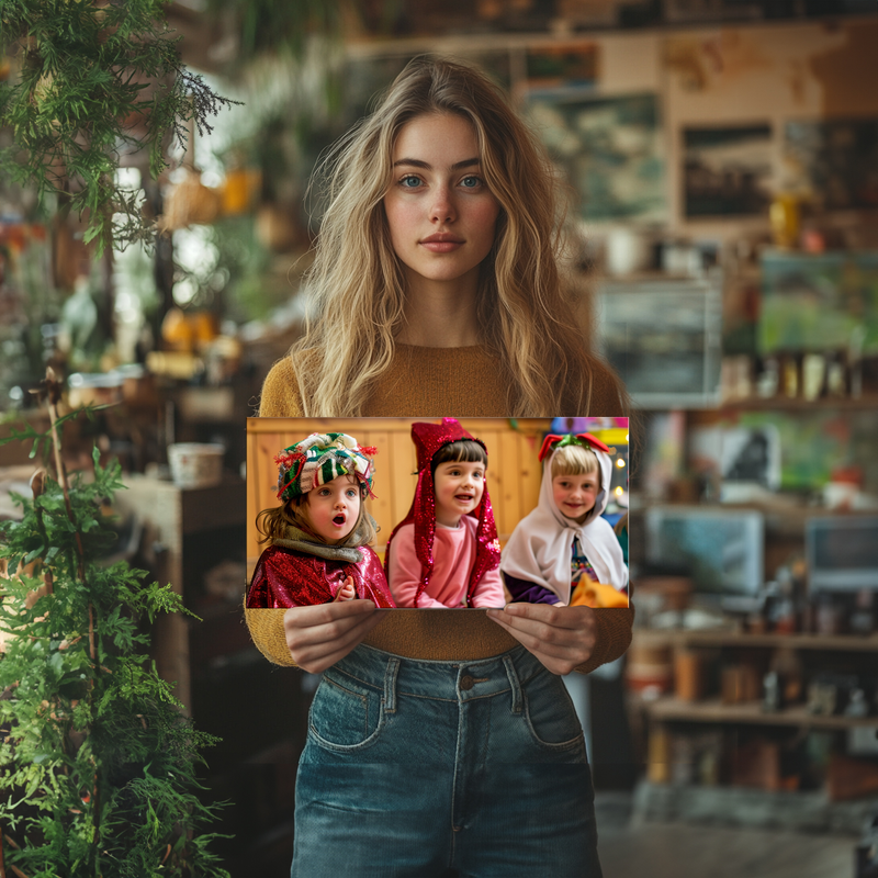 Panoramic Christmas Canvas Print