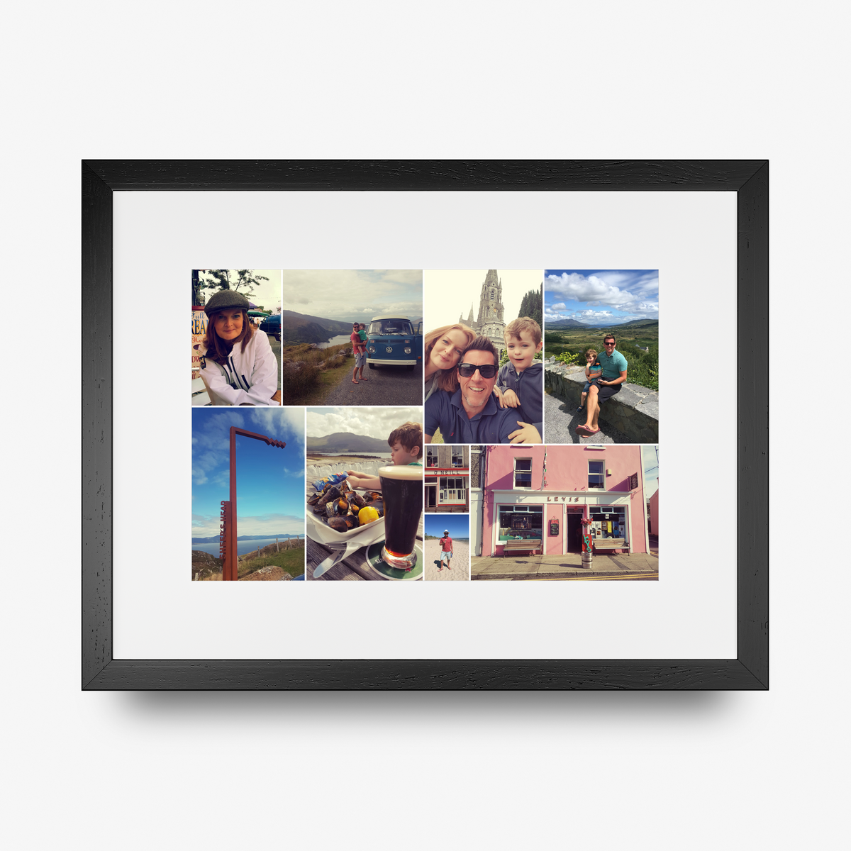 Bespoke Framed Collage Landscape 