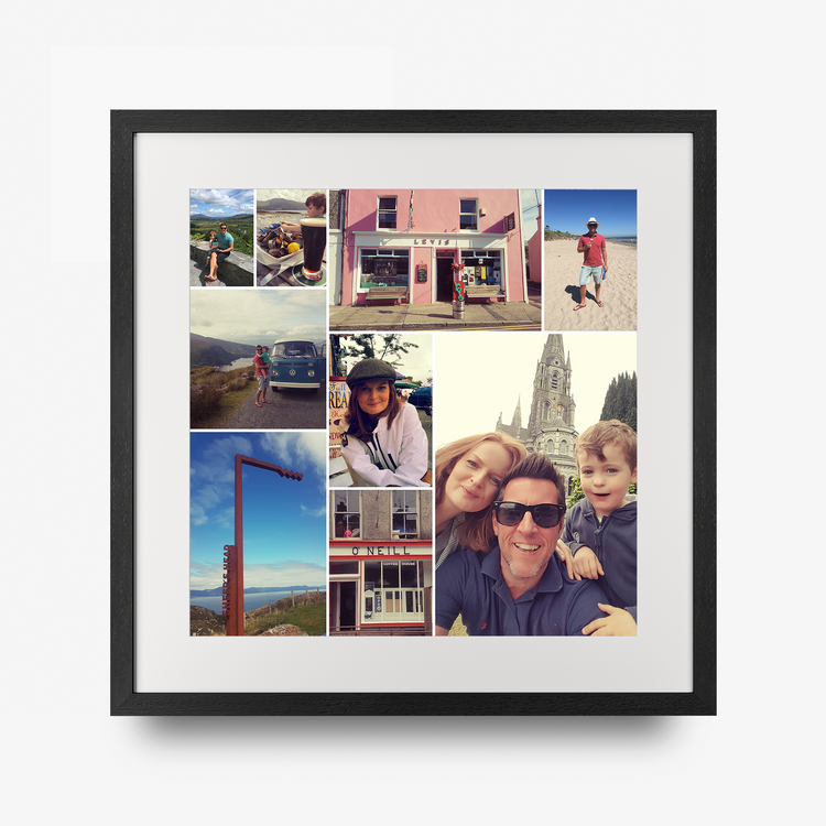 Bespoke Square Framed Collage