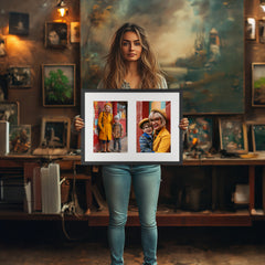 Multi Photo Double Aperture Frames Ireland