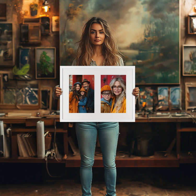 Multi Photo Double Aperture Frames Ireland