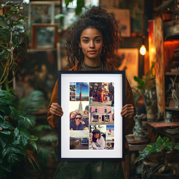 Bespoke Collage Framed Print • Portrait