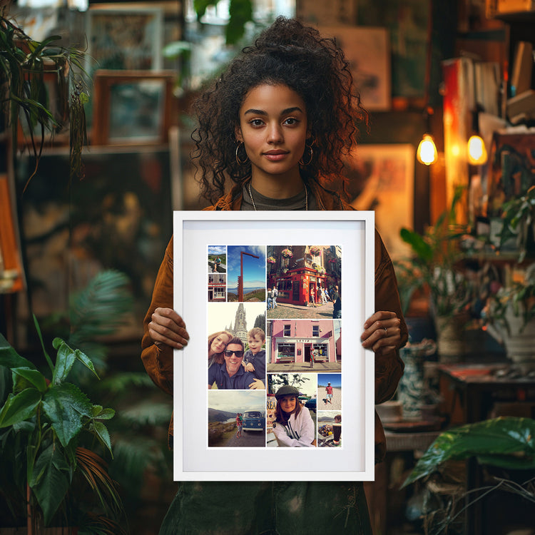 Bespoke Collage Framed Print • Portrait