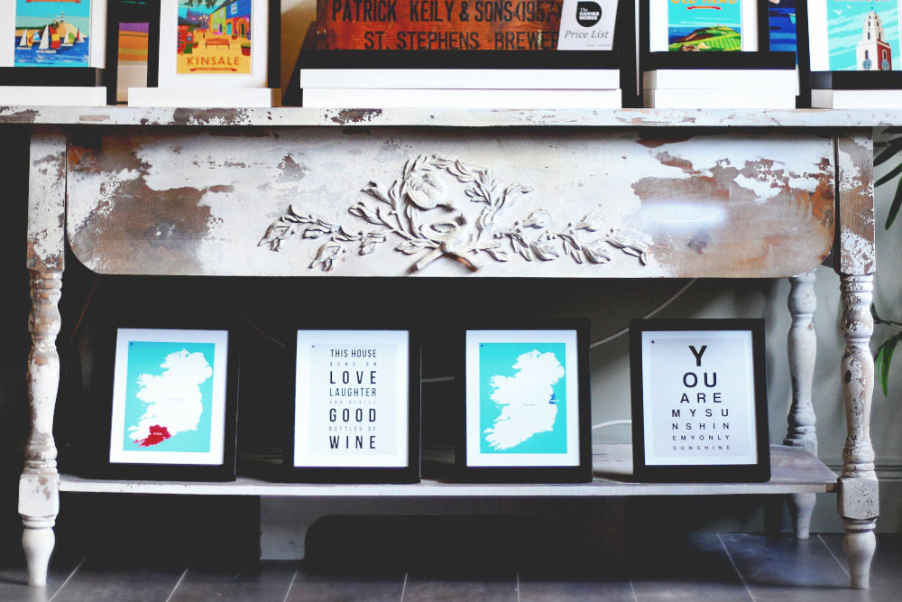 Typographic prints Ireland