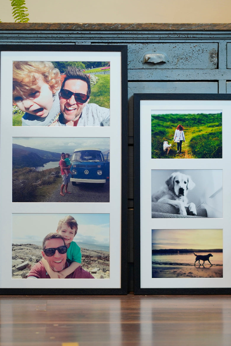 Triple Aperture Collage Frames