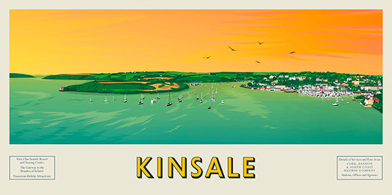 Sonnenuntergang am Hafen von Kinsale