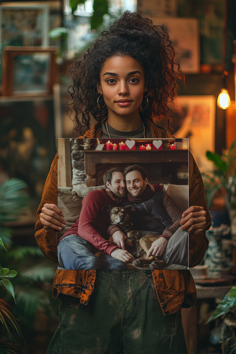 Valentine's Day Canvas Print Gift