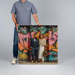 Wedding Photos on Canvas